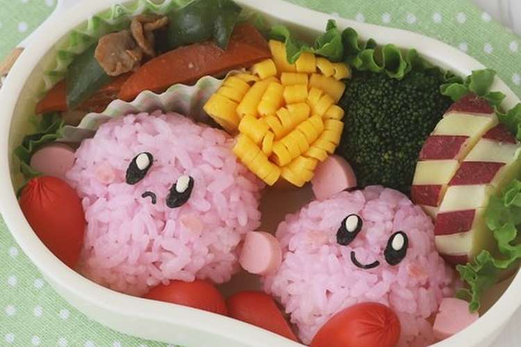 キャラ弁 星のカービィ レシピ 作り方 By Momo クックパッド 簡単おいしいみんなのレシピが366万品