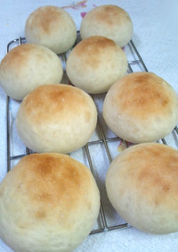 レンジ発酵☆塩麹でノンオイルもちもちパン