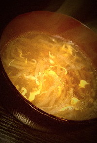 中華丼にリメイクOK♪簡単野菜スープ