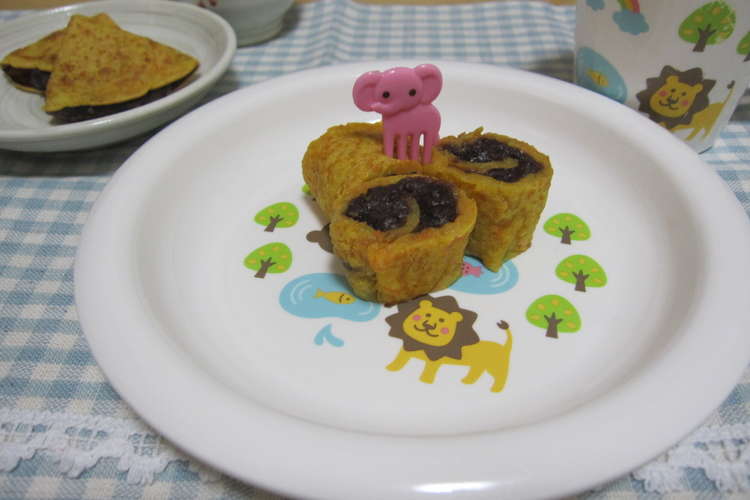 おやつに 人参パンケーキのあんこ巻き レシピ 作り方 By Cherissa クックパッド