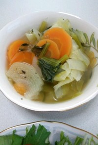 野菜たっぷり☆コンソメスープ(^^)