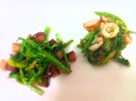 美味しい野菜:菜の花(青菜)の簡単炒め