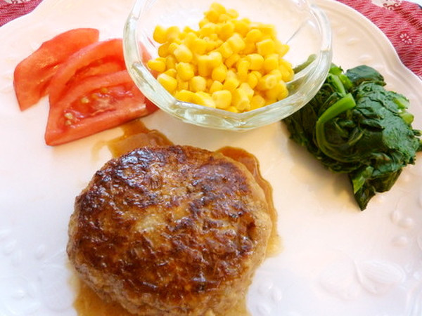 つくれぽ千人♪豆腐と豚挽き肉のハンバーグ