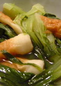 チンゲン菜と竹輪の中華煮