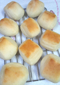 レンジ発酵で簡単☆食べやすい＊一口パン