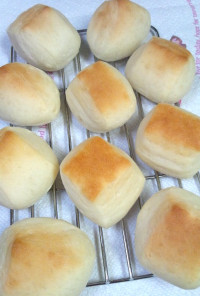 レンジ発酵で簡単☆食べやすい＊一口パン