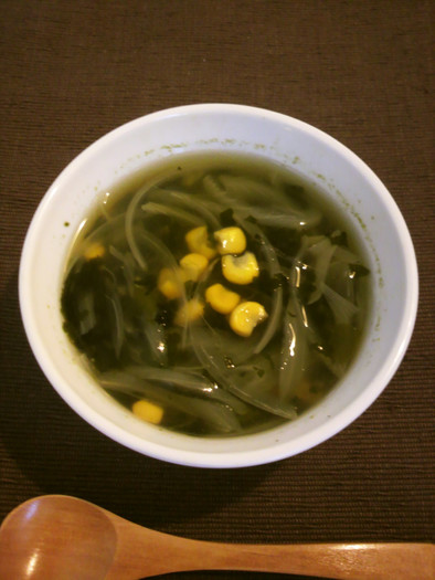 リケンわかめご飯の素で超簡単わかめスープの写真