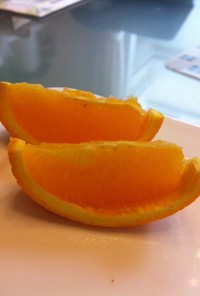 食べやすいオレンジのむき方