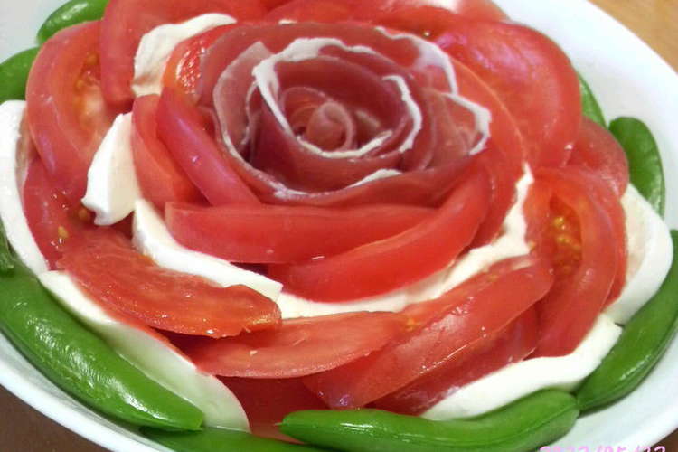 母の日 パーティーに お花トマトサラダ レシピ 作り方 By さゆなつまま クックパッド 簡単おいしいみんなのレシピが358万品