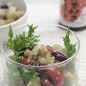 ごぼうとお豆のサラダ