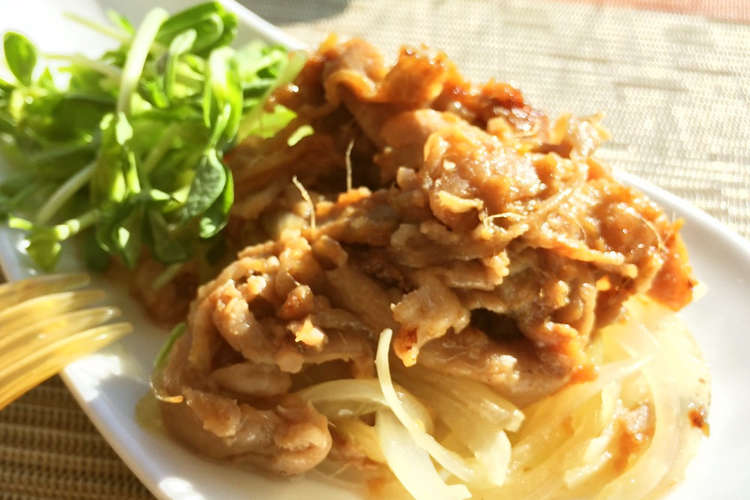 バラ 焼き 豚 生姜