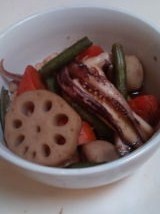 いかと和風野菜の煮物の画像