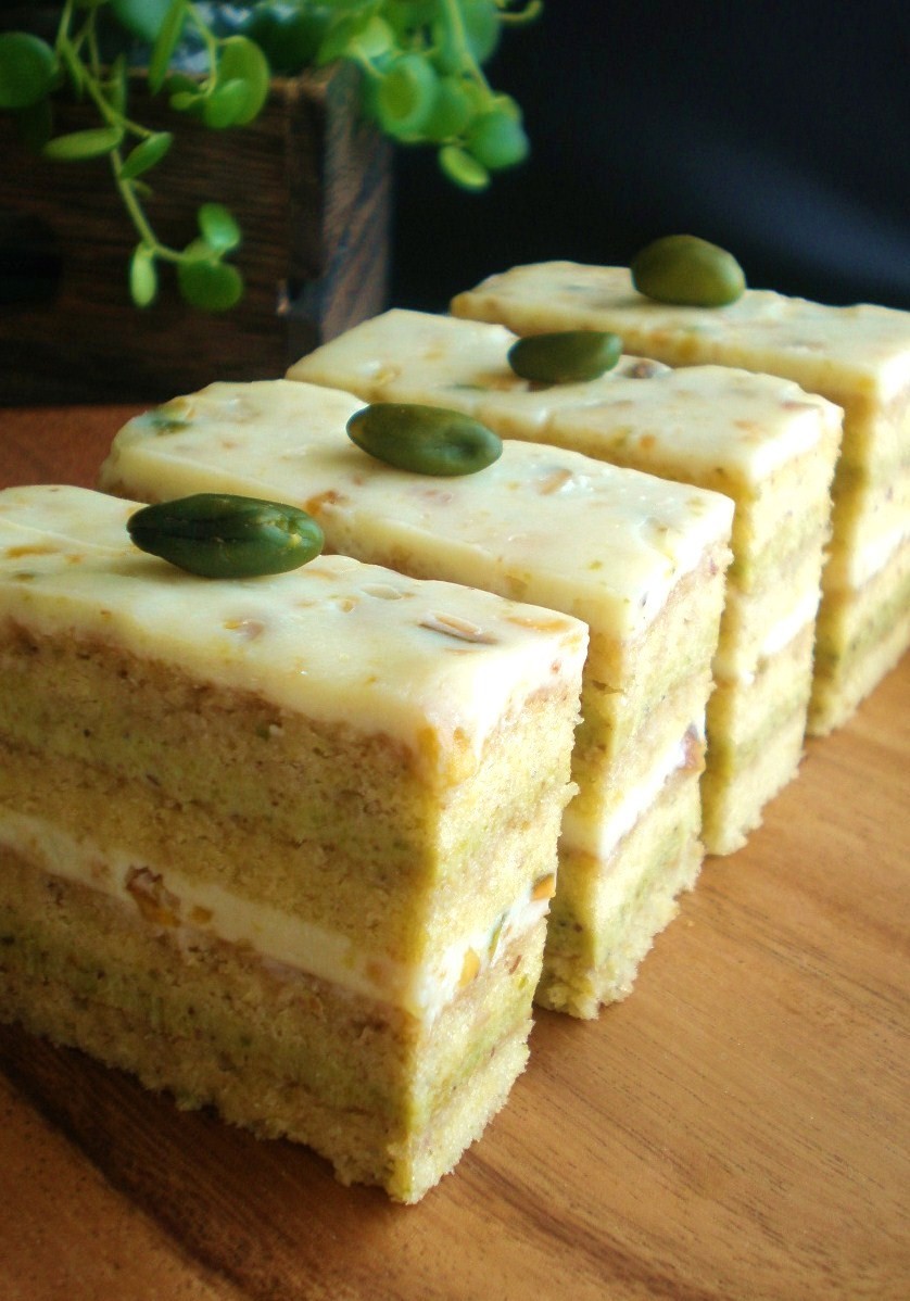ビーツとピスタチオのケーキのレシピ
