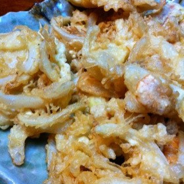 新玉ねぎと海老じゃこの簡単 かき揚げ レシピ 作り方 By みやばあ クックパッド 簡単おいしいみんなのレシピが356万品