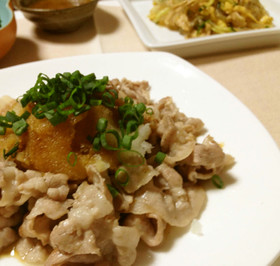 ヘルシーだけど満足♪和風おろしの豚炒め