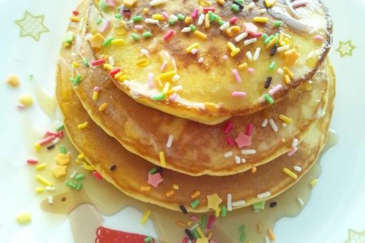 お子様スマイル カルピス ホットケーキ レシピ 作り方 By 太陽と月の子 クックパッド 簡単おいしいみんなのレシピが355万品