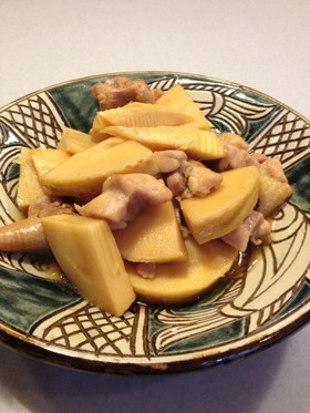 筍と鶏肉の煮物