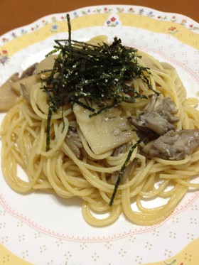 乳化も簡単 筍と塩麹の和風スパゲッティ