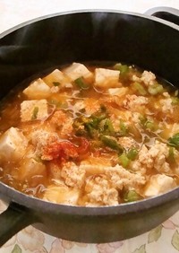 海草麺入り♫麻婆豆腐