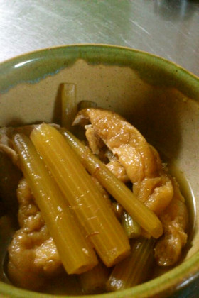 ふき、油揚げの煮物 簡単レシピ