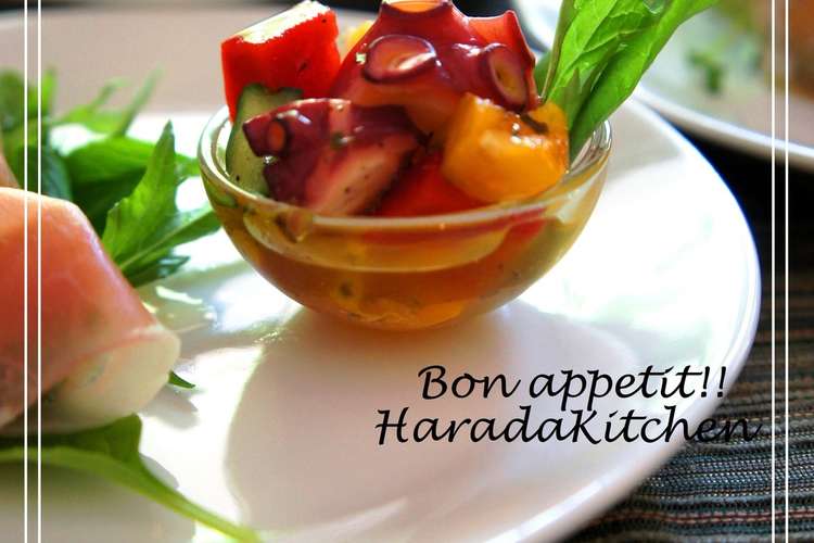 おもてなし前菜 タコとパプリカのマリネ レシピ 作り方 By Haradakitn クックパッド