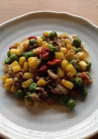 【薬膳レシピ】エンドウ豆と牛肉の炒め