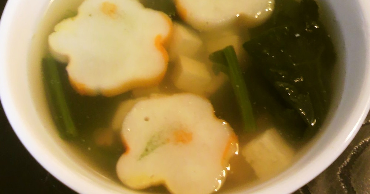 １人分量 顆粒だしで作る基本のお吸い物 レシピ 作り方 By さやあ クックパッド 簡単おいしいみんなのレシピが377万品