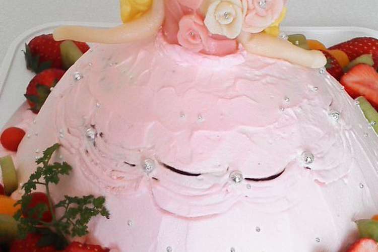 マジパン細工でプリンセスケーキ レシピ 作り方 By わかママ クックパッド