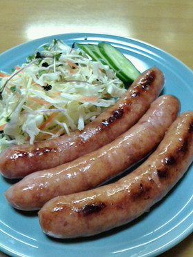 パリッとジューシーウインナーの焼き方