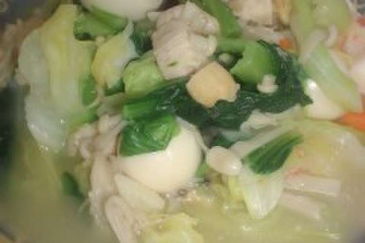 味付け塩のみ 超簡単野菜たっぷり八宝菜 レシピ 作り方 By 芋虫小指 クックパッド 簡単おいしいみんなのレシピが376万品