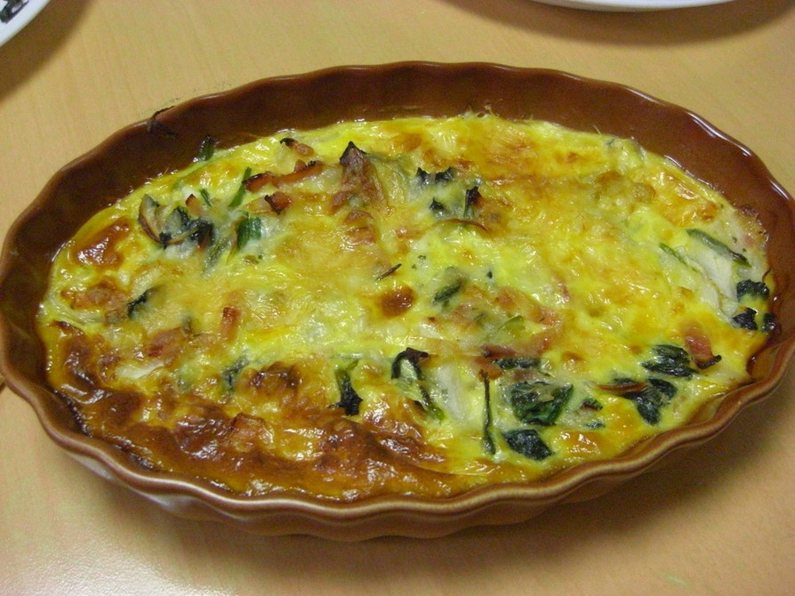 簡単チキンキッシュのレシピ