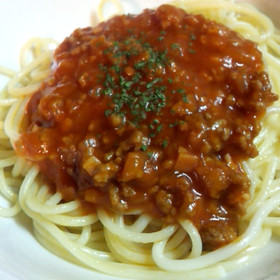 レンジで煮込む*本格的ミートソース