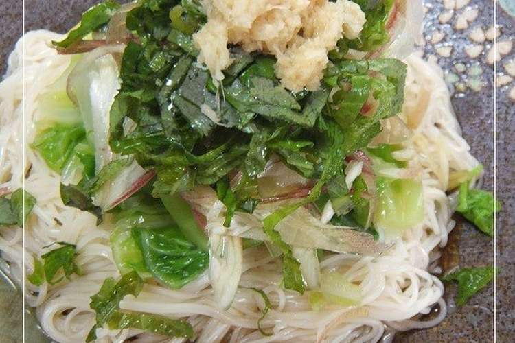 キャベツたっぷりぶっかけそうめん レシピ 作り方 By Mikosanta クックパッド 簡単おいしいみんなのレシピが359万品