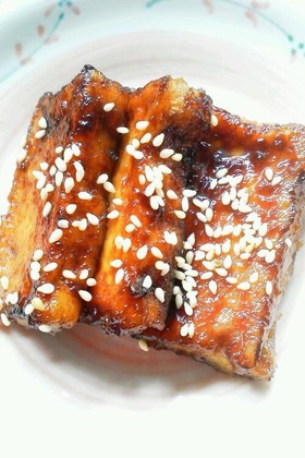 旨いよ♪甘辛厚揚げ