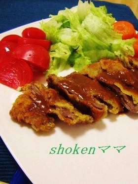 お安いお肉も柔らかくなる♡ビーフカツ♡
