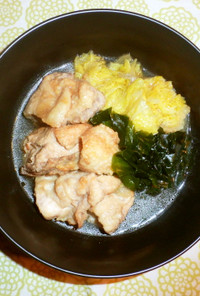 鶏肉と白菜の煮物