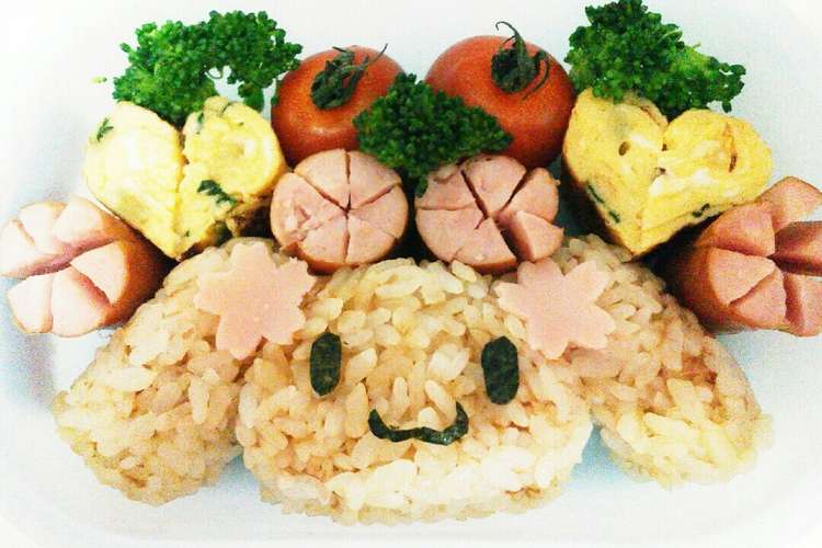 サンリオキャラ弁 シナモンロール モカ レシピ 作り方 By たべざかり クックパッド