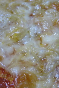 オモシロ食感の簡単ピザ