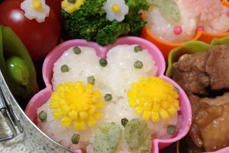 キャラ弁 デコ弁 タンポポ レシピ 作り方 By Sakuran クックパッド 簡単おいしいみんなのレシピが366万品
