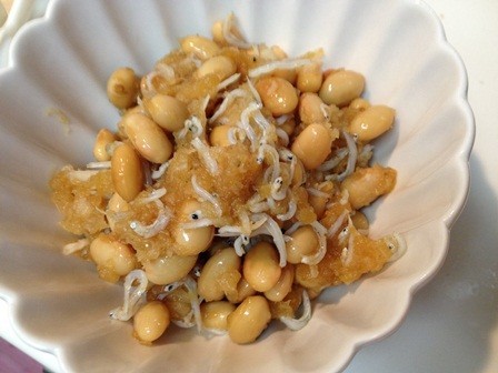 大豆とシラスのおろし醤油和えの画像