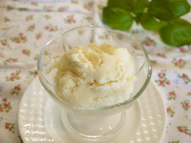 簡単安心ヘルシー❀　豆腐アイスクリーム♪の写真