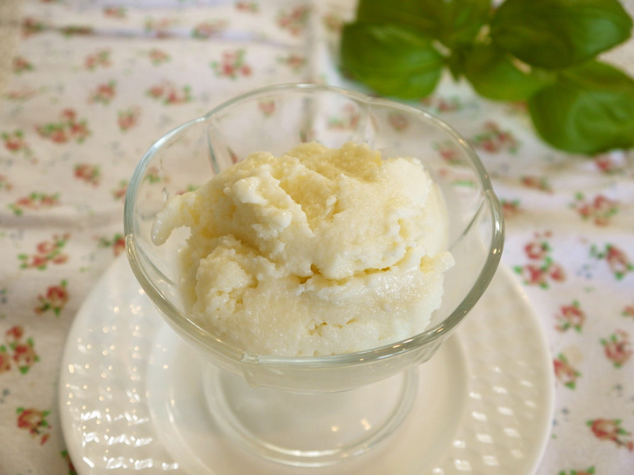 簡単安心ヘルシー❀　豆腐アイスクリーム♪の画像