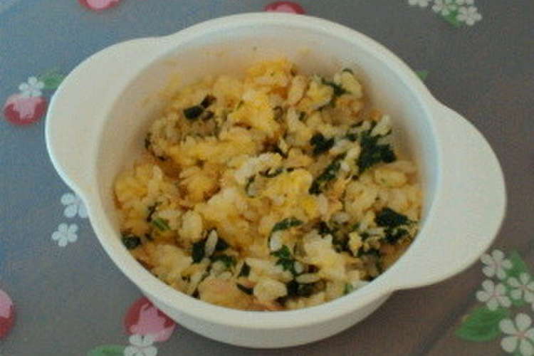 離乳食にも レンジで卵チャーハン レシピ 作り方 By みくﾁｬﾝママ クックパッド 簡単おいしいみんなのレシピが353万品