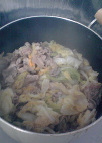 白菜と豚の炒め煮