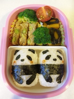 簡単*幼稚園お弁当 *パンダ* キャラ弁