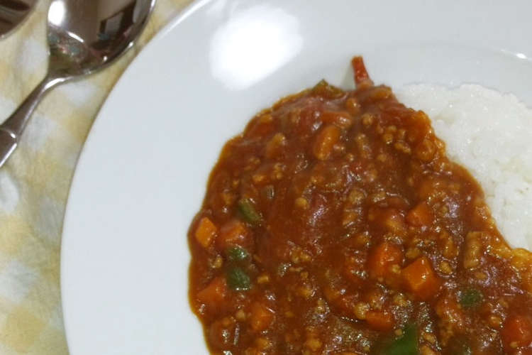 子供もペロリ 簡単まろやかトマトカレー レシピ 作り方 By ｆ みぃ クックパッド 簡単おいしいみんなのレシピが351万品
