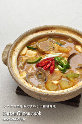 韓国料理ー韓国味噌鍋:デンジャンチゲ