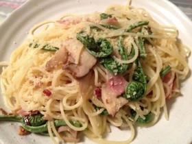 こごみ パスタ