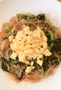 プチプチ海草麺のピリ辛炒め