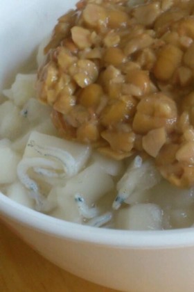 離乳食中期~◎シラス入り納豆おろしうどん